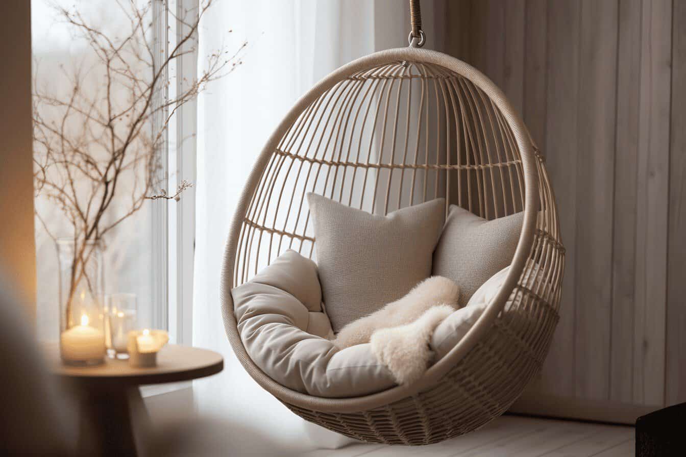 Egg chair for online living room