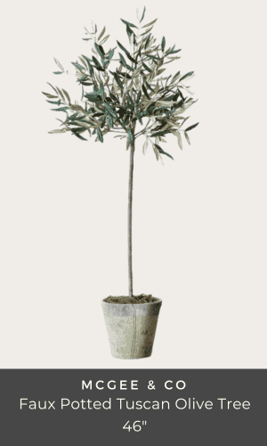 Faux Olive Tree